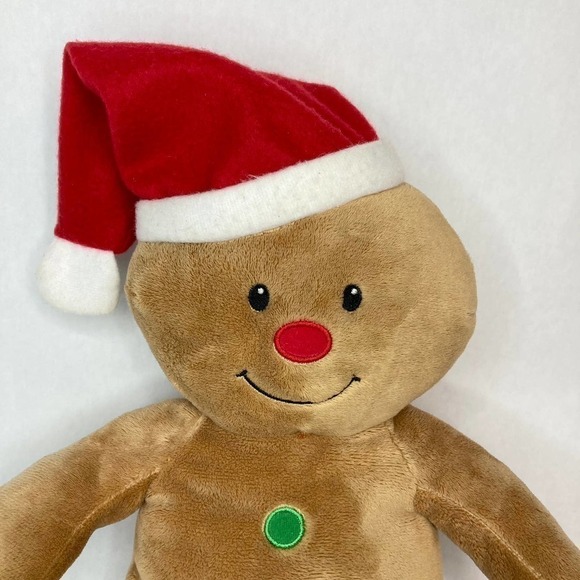 BUILD a Bear Gingerbread Boy 16" Plush 2017 Christmas Holiday Stuffed Animal - Picture 2 of 13